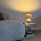 Minimalist Curved Metal Side Table — Functional & Sculptural Design