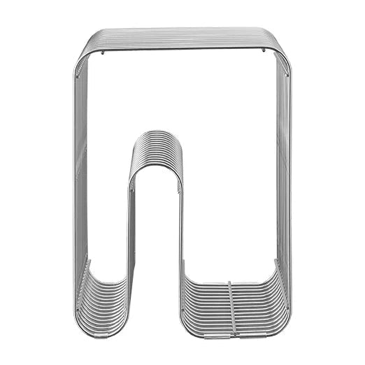 Minimalist Curved Metal Side Table — Functional & Sculptural Design