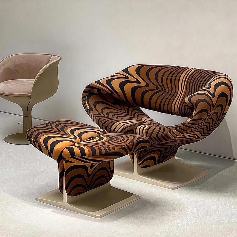 Eclipse Minimalist Lounge Chair–Italian Designer Fabric Armchair, Luxury Accent Chair for Modern Living Room.